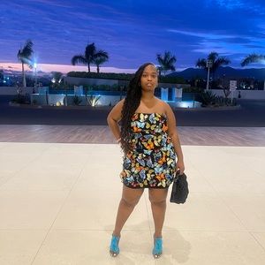 Akira butterfly dress worn only 1 time